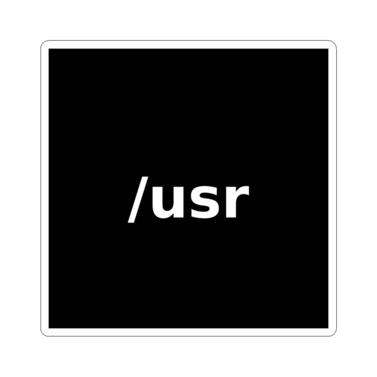/usr Sticker